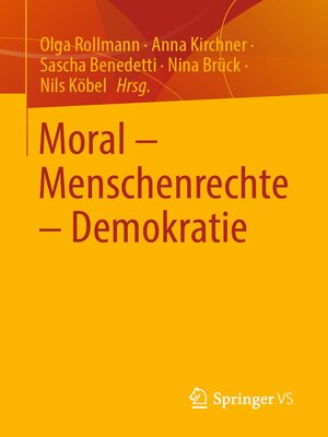 cover image of Moral – Menschenrechte – Demokratie